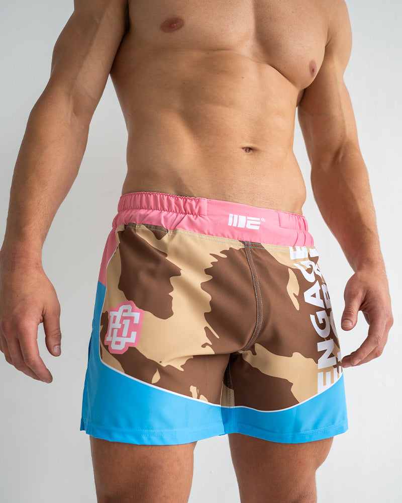 Miami Camo MMA Hybrid Shorts