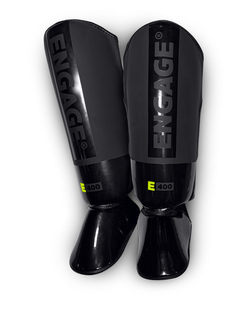 Engage E-Series Shin Guards (Black Volt)